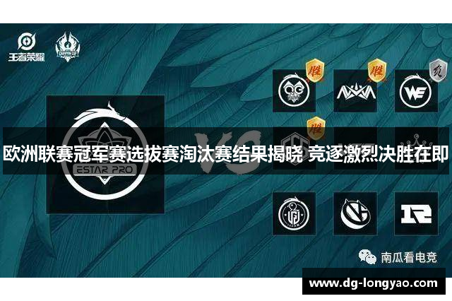 欧洲联赛冠军赛选拔赛淘汰赛结果揭晓 竞逐激烈决胜在即